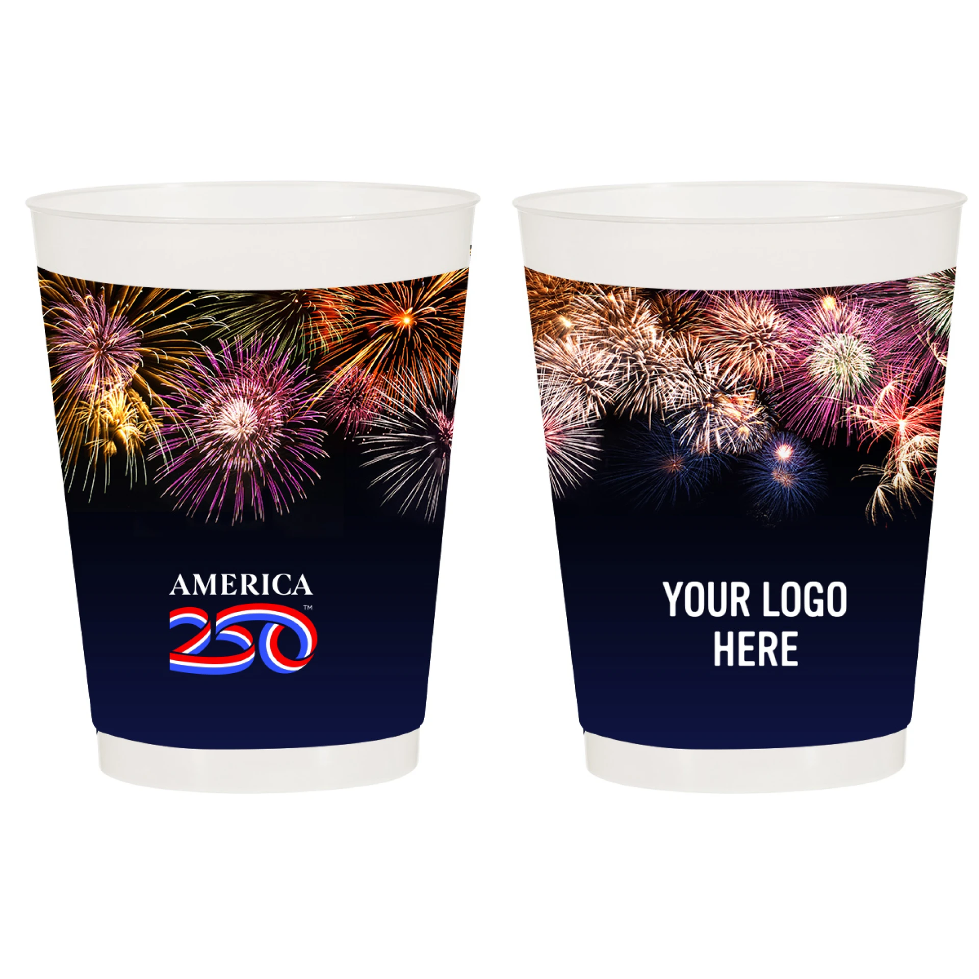 Product: America250™ 16 Oz. Full Color Frost Flex Stadium Cup