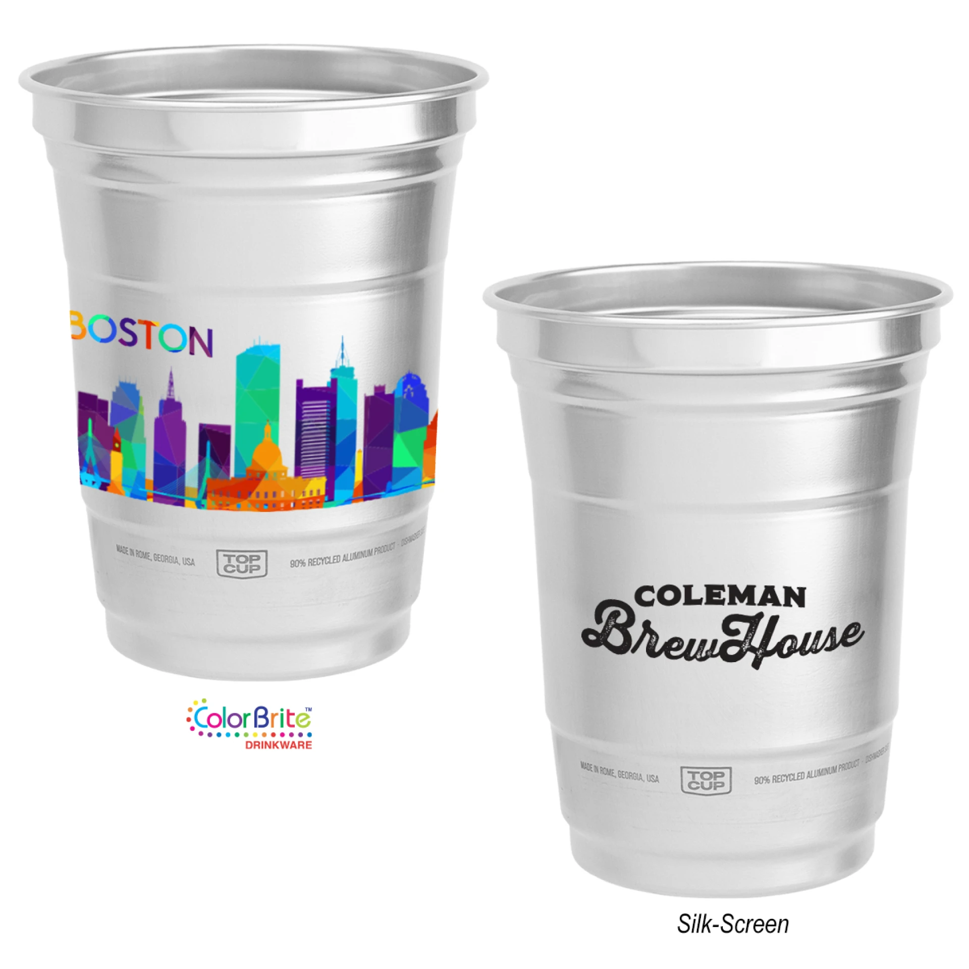 Product: 16 Oz. Top Cup Aluminum Cup