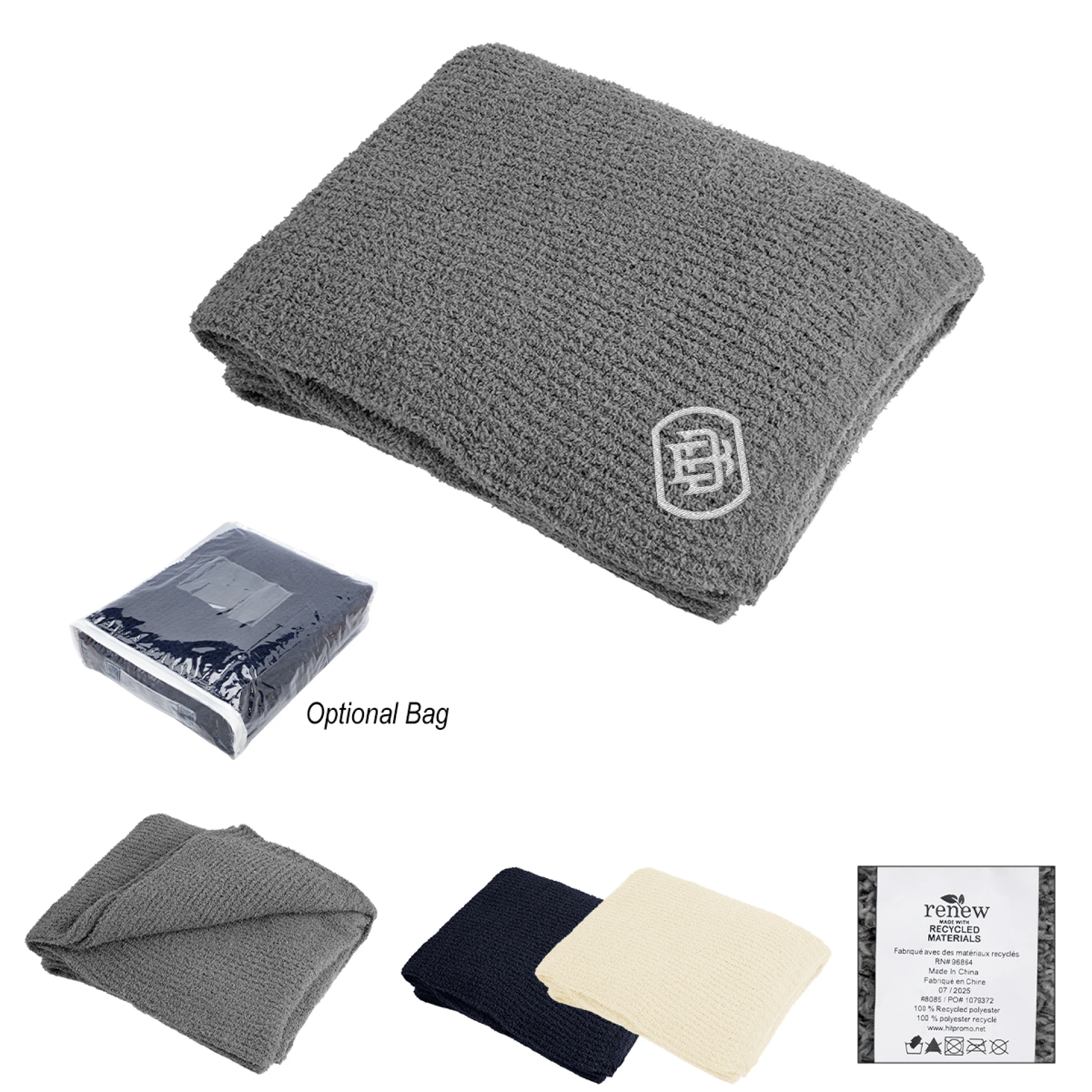 Product: Recycled Teddy Throw Blanket