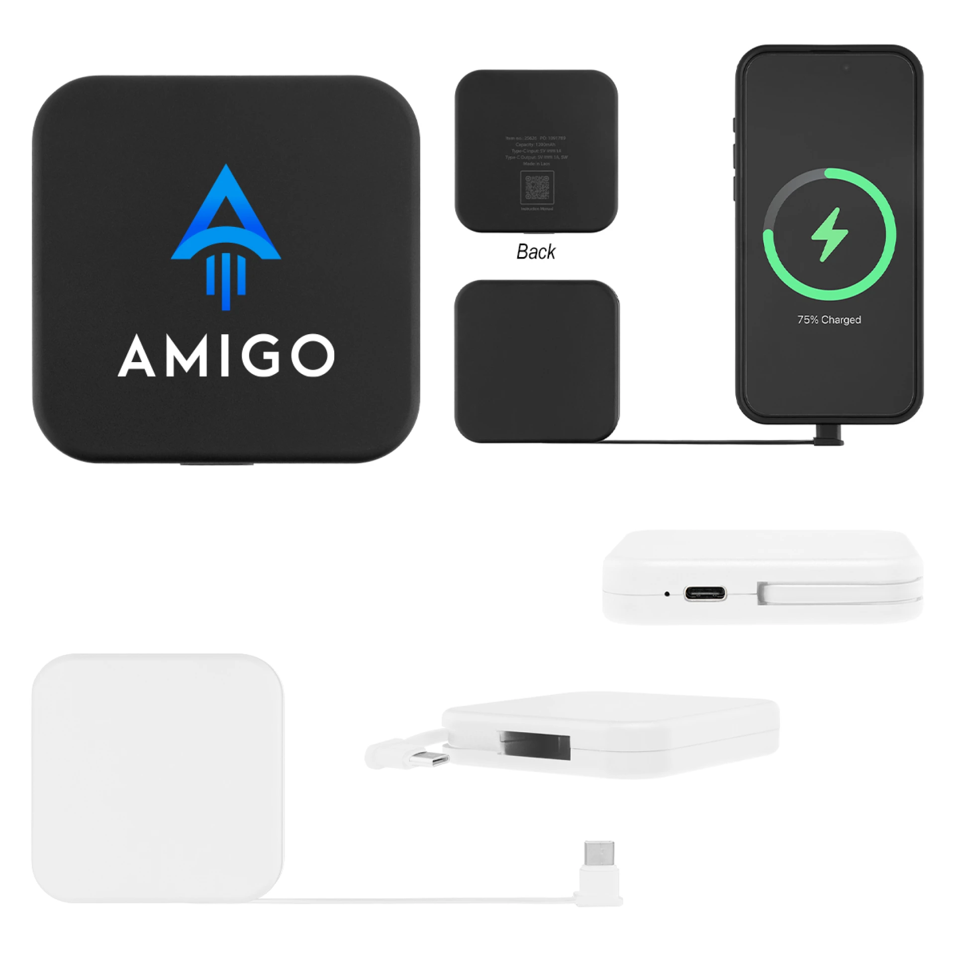 Product: 1,200 mAh Mini rABS Power Bank