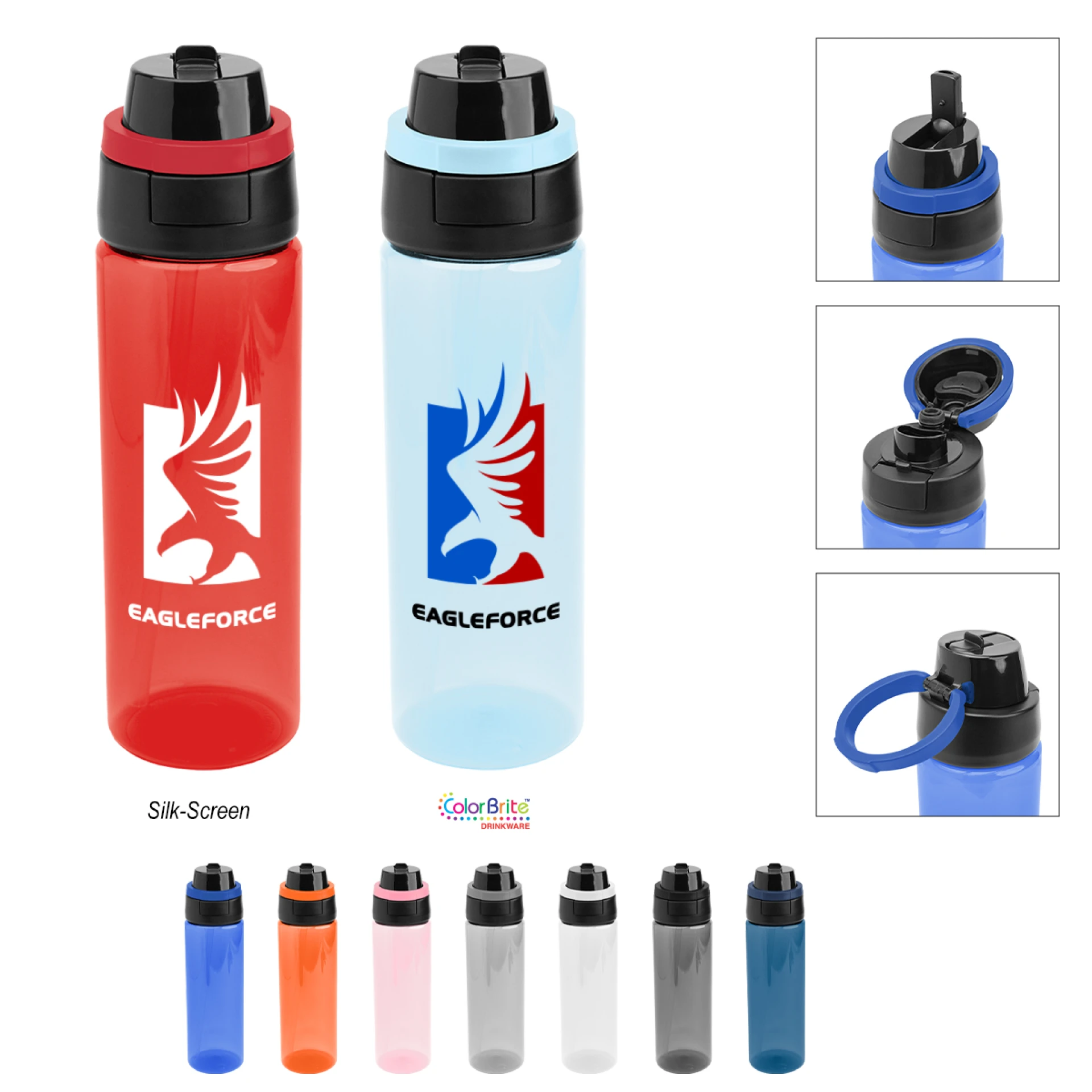 Product: 24 Oz. Pop Sip & Chug rPET Bottle