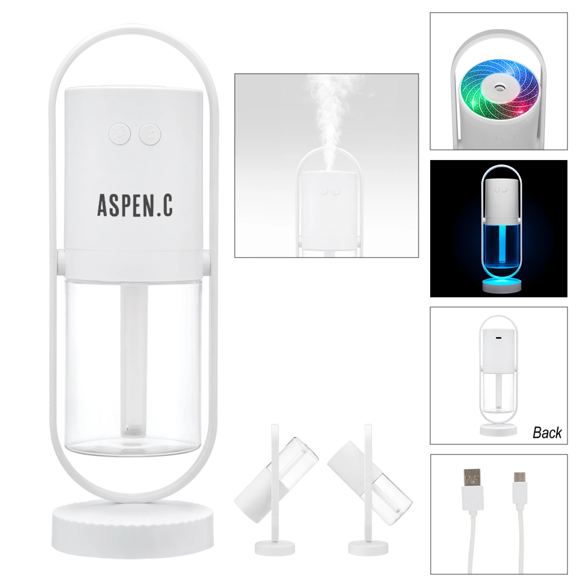 Product: Rechargeable Rotating Light-Up Humidifier 2.0