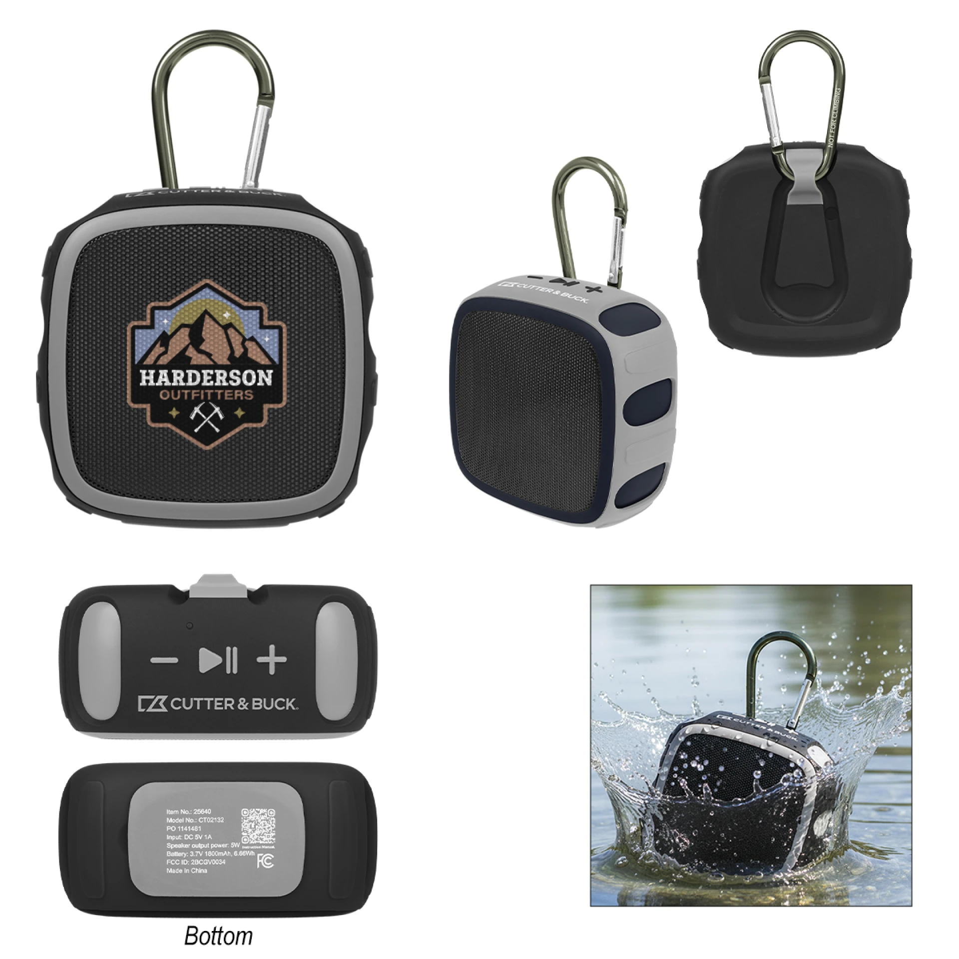 Product: Cutter & Buck® Waterproof Wireless Speaker