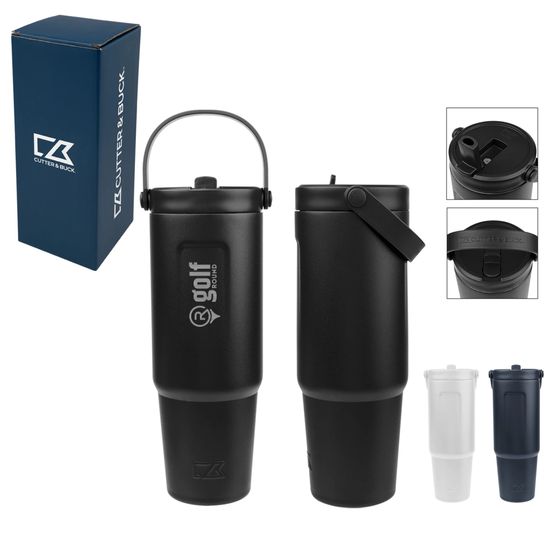 Product: 32 Oz. Cutter & Buck® Recycled Stainless Steel Tumbler