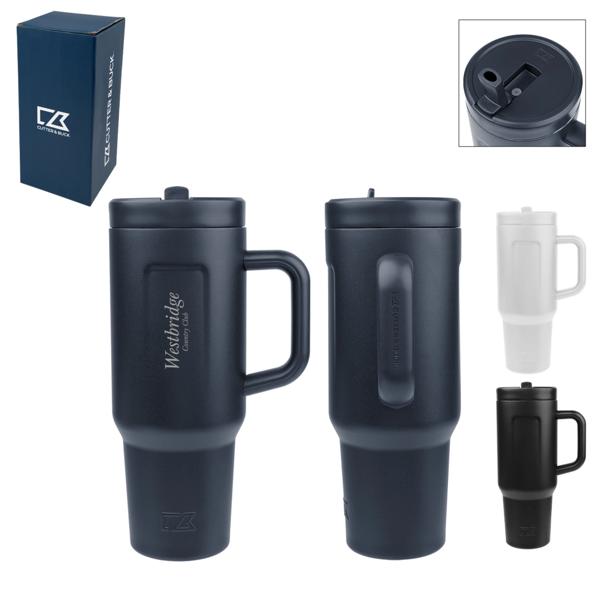 Product: 40 Oz. Cutter & Buck® Recycled Stainless Steel Tumbler