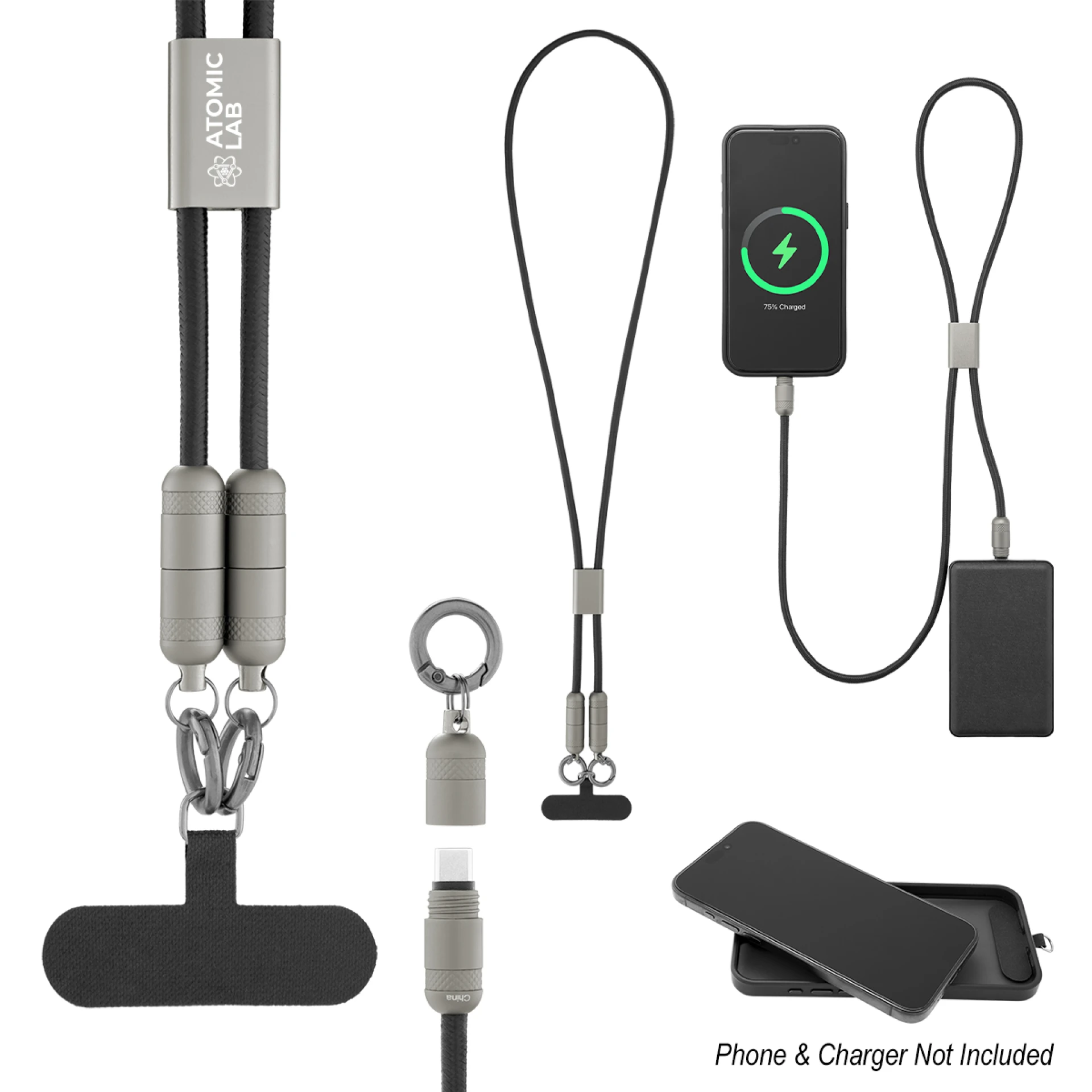Product: 60W Charging Cable Lanyard with Phone Tether