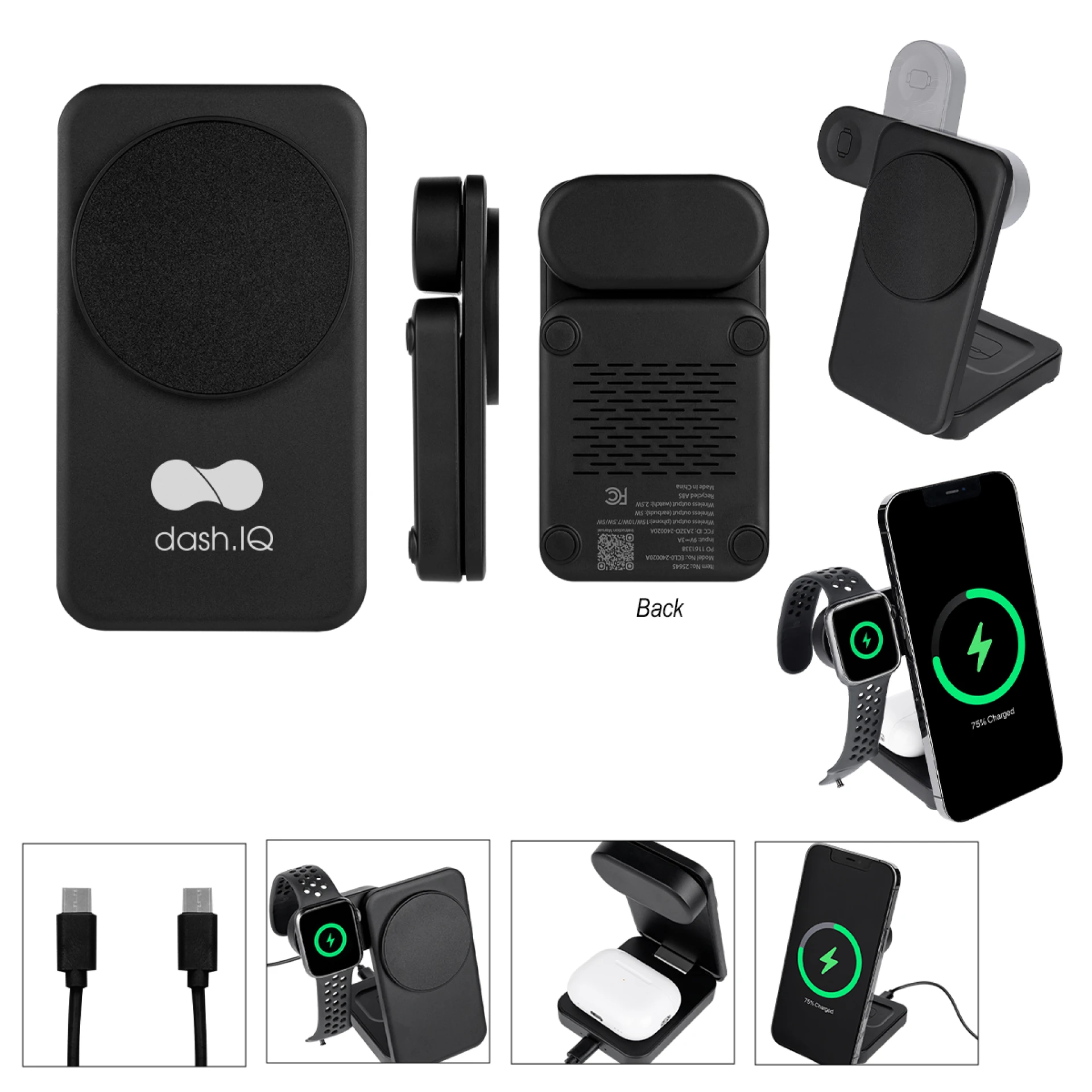 Product: Foldable rABS Magnetic Wireless Charger