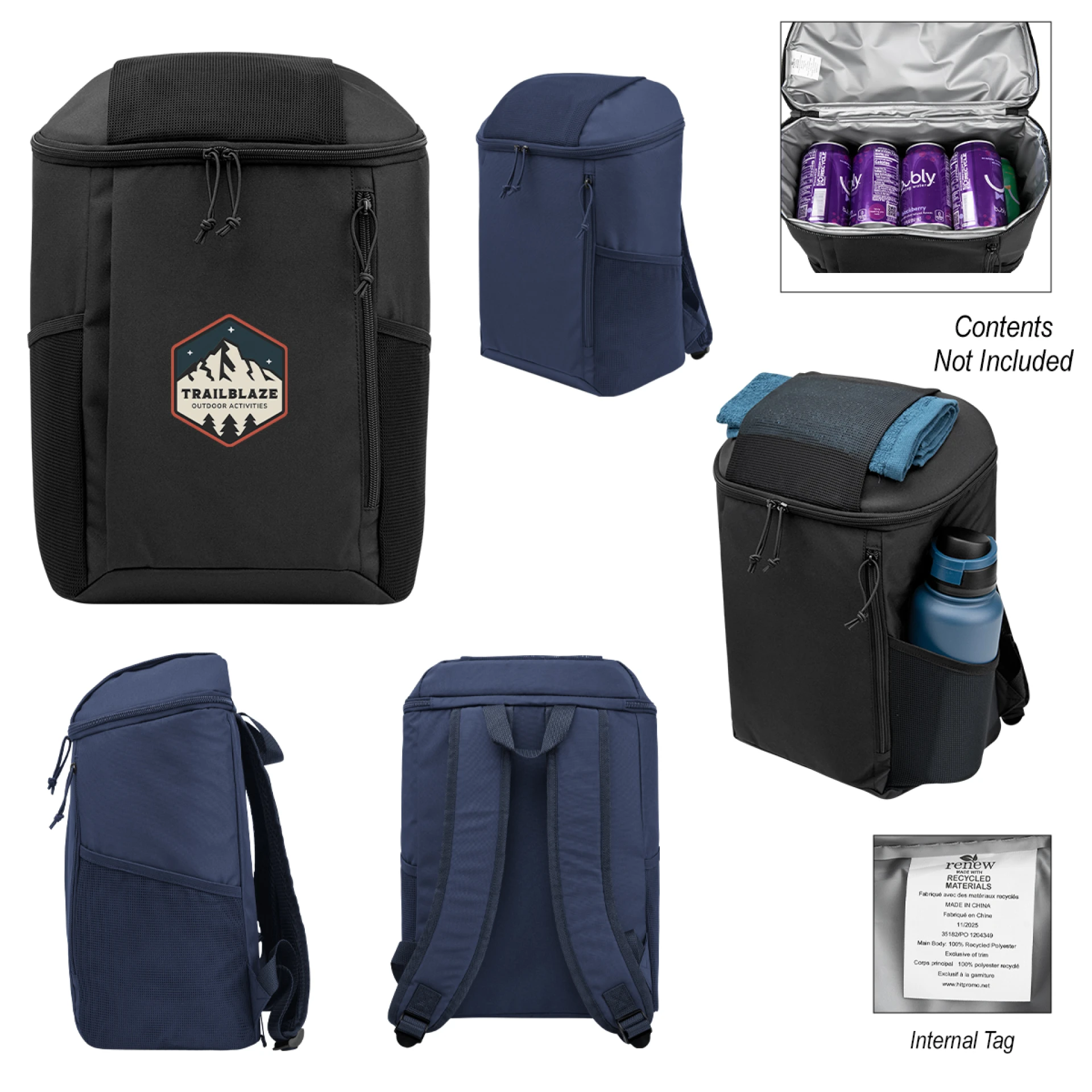 Product: Endeavor rPET 15 Can Cooler Backpack