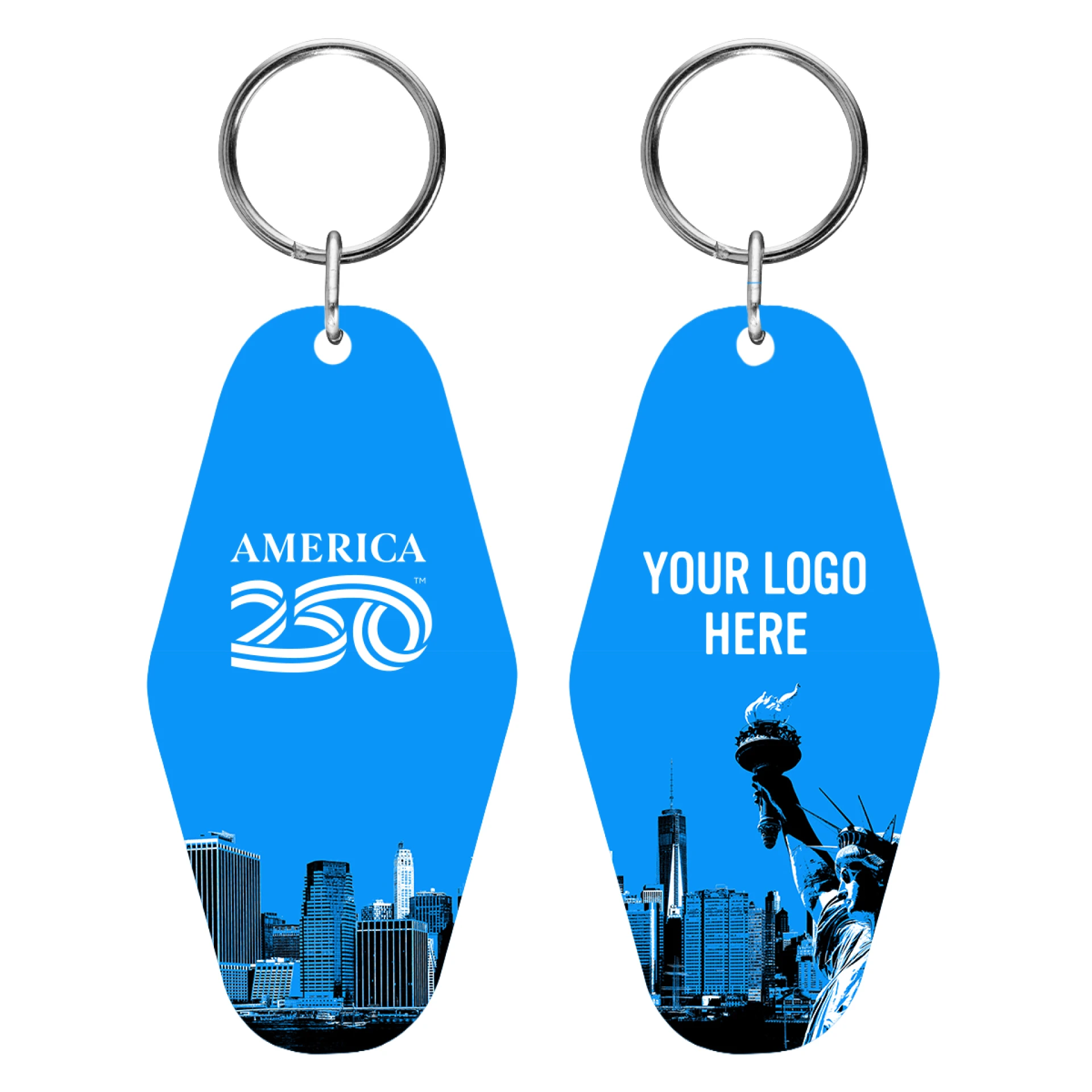 Product: America250™ Acrylic Motel Key Tag