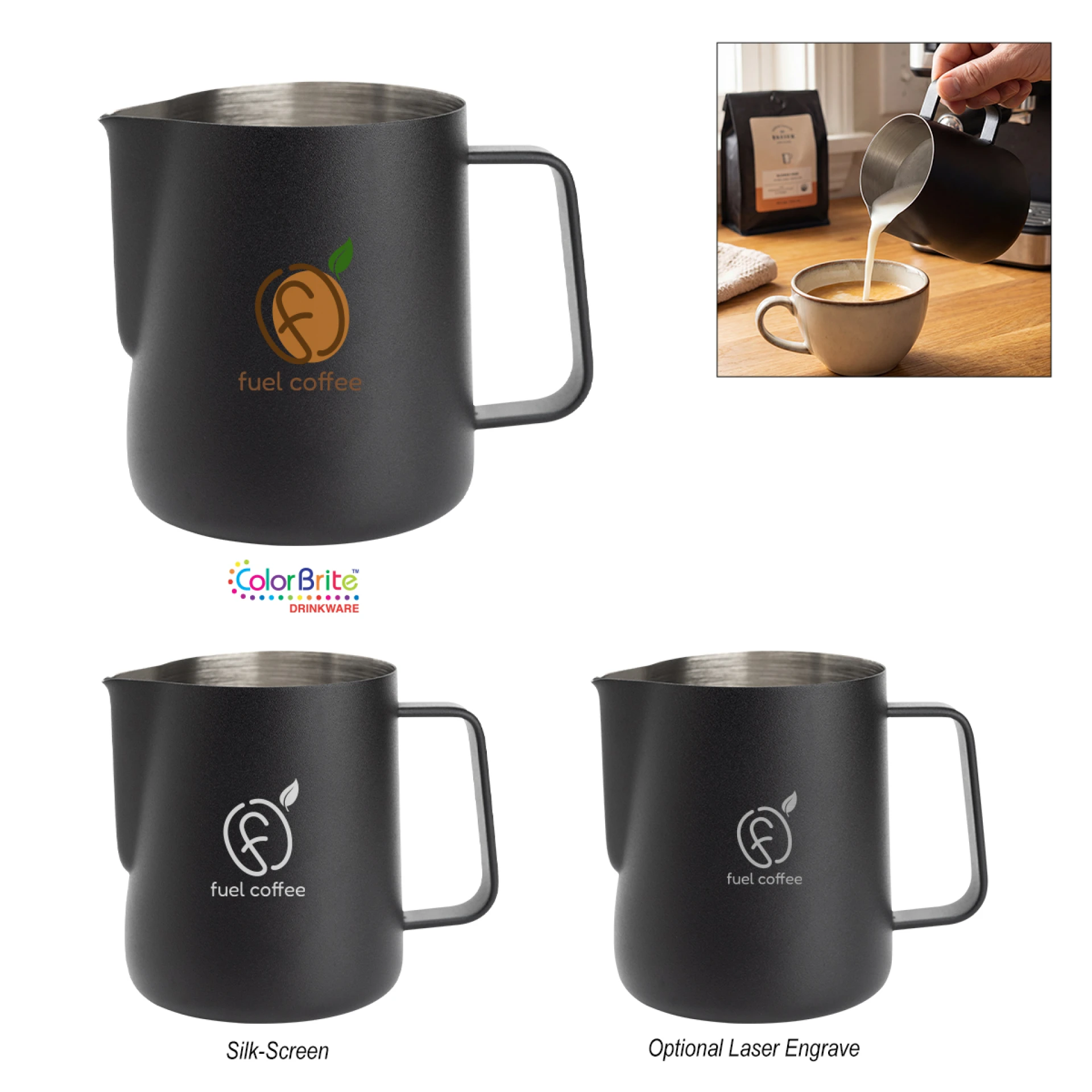 Product: Recycled Stainless Steel Serving Pitcher