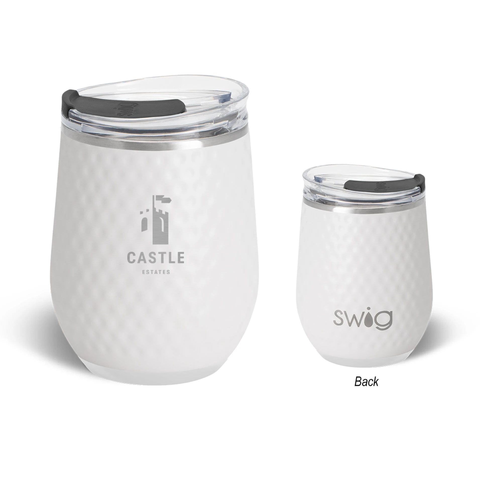 Product: 12 Oz. Swig Life™ Golf Ball Stainless Steel Stemless Wine Tumbler