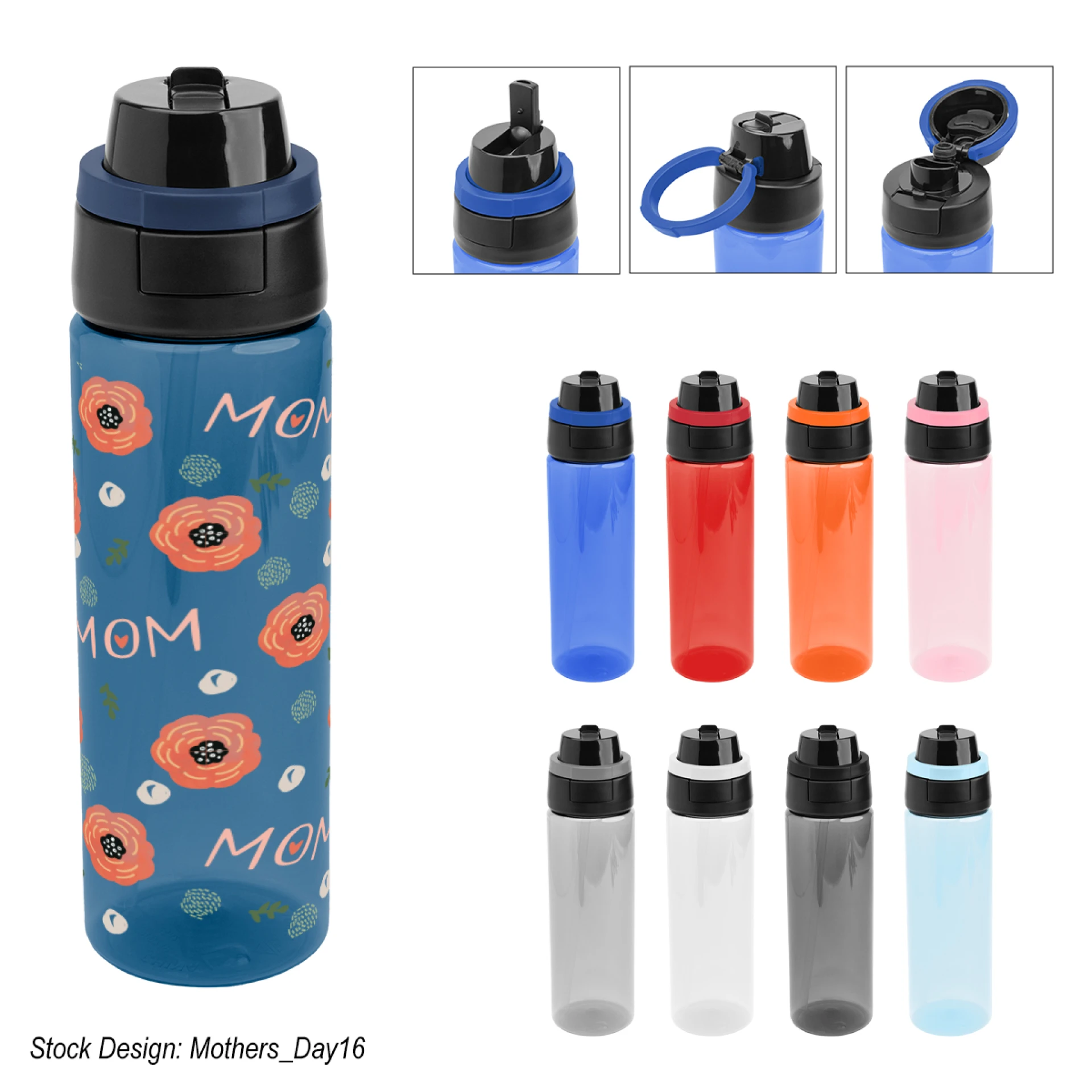 Product: 24 Ox. Full Color Pop Sip & Chug RPET Bottle