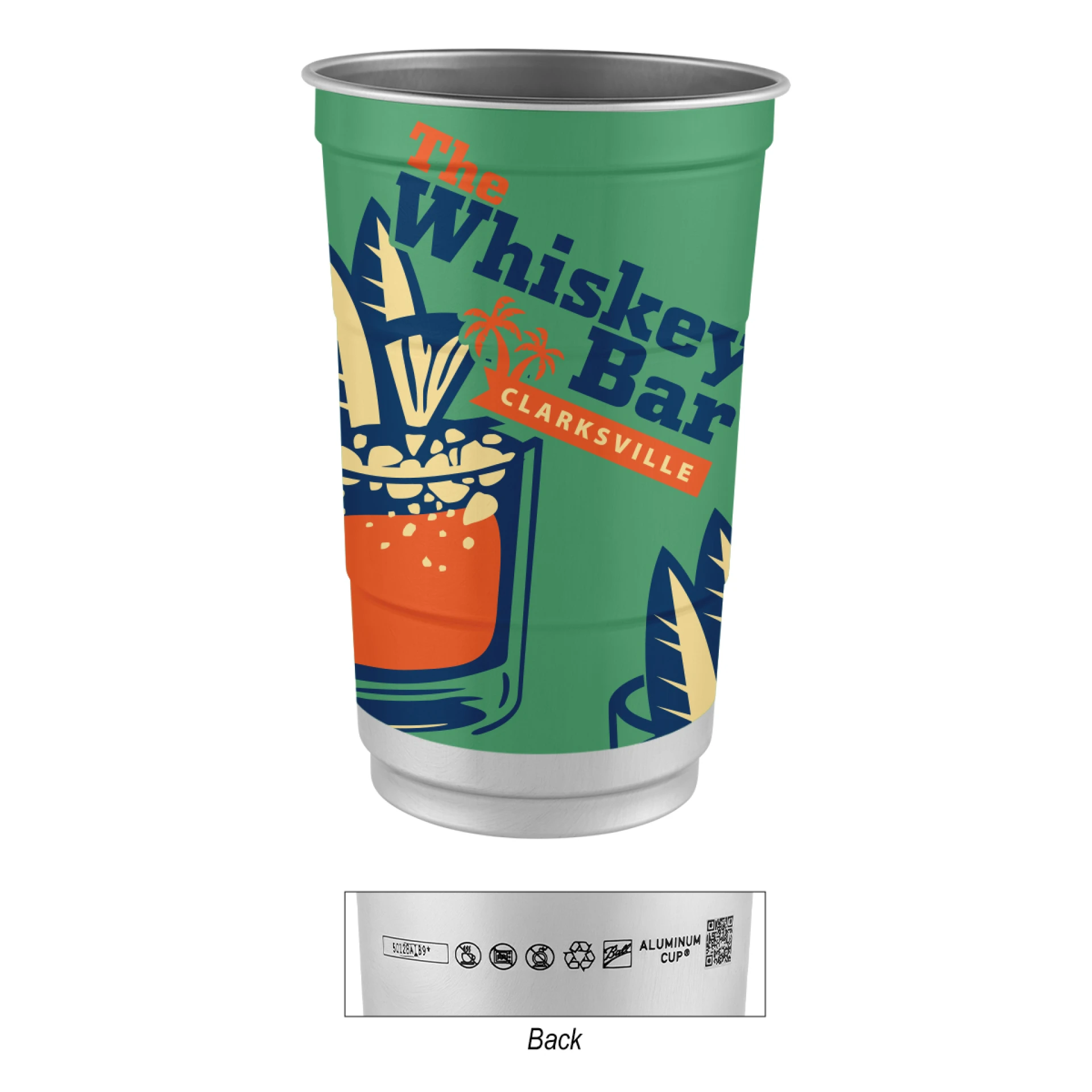 Product: 24 Oz. Top Cup Full Color Aluminum Cup