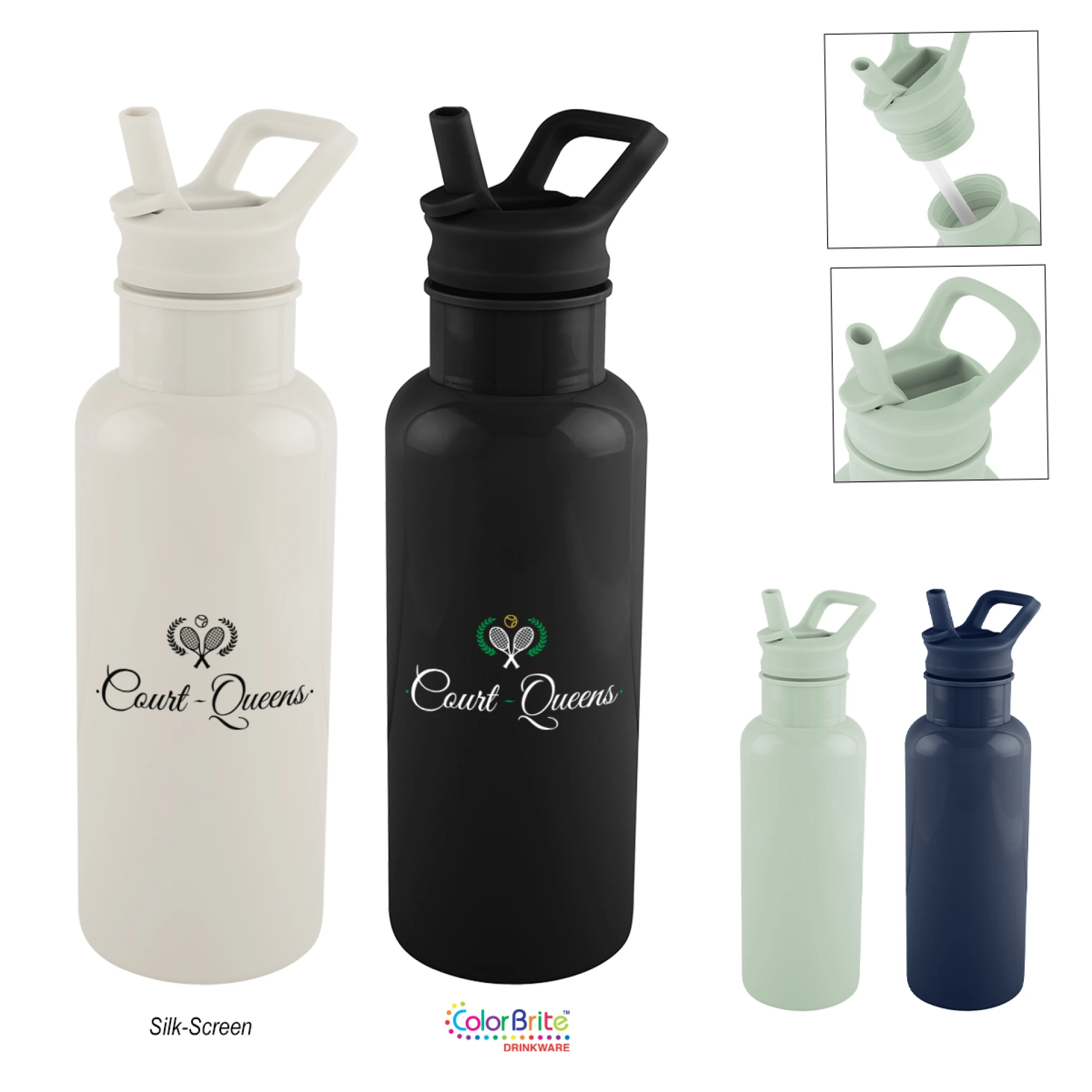 Product: 20 Oz. Justin rPET Bottle