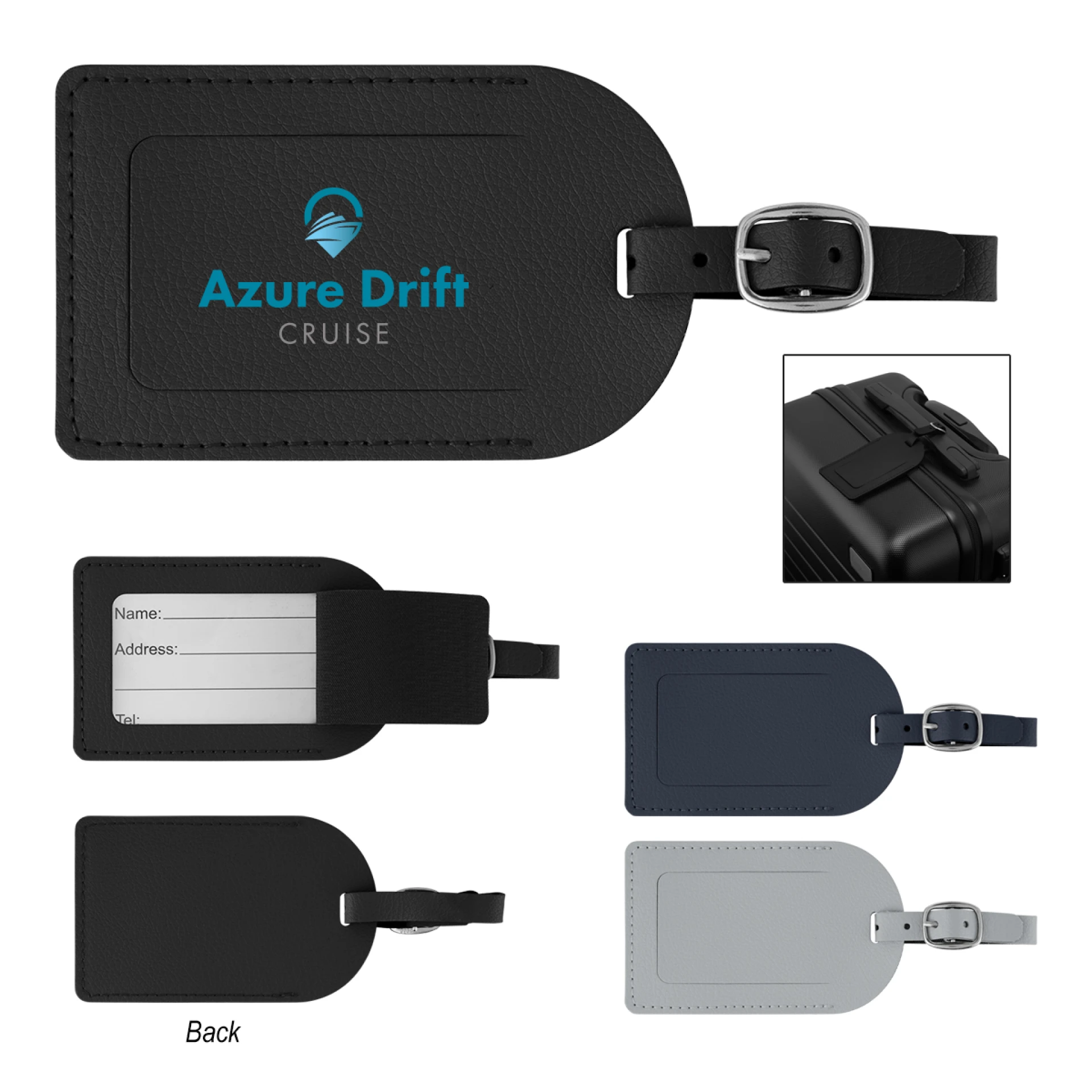 Product: Leatherette Luggage Tag