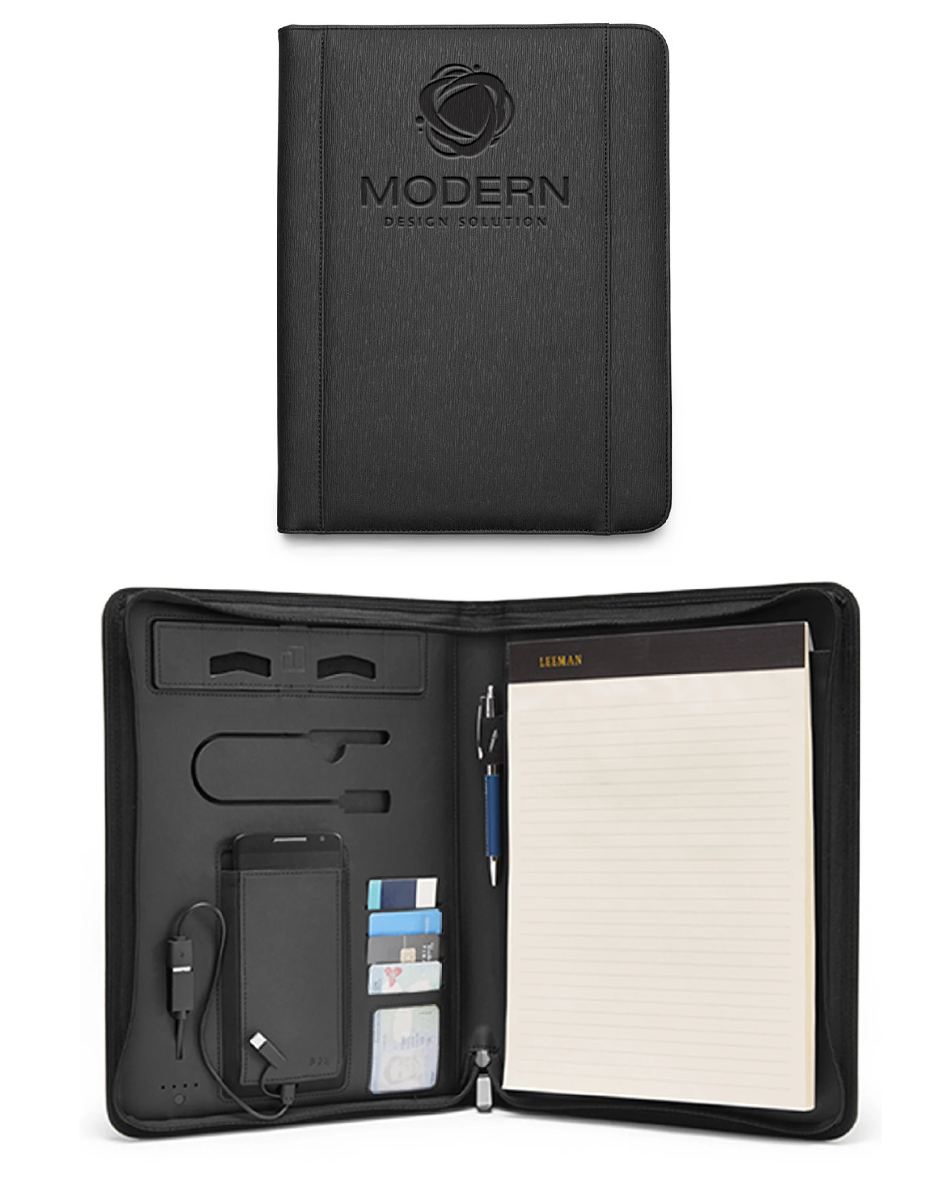 Product: Roma Tech Portfolio With Power Bank And Wireless Charger.