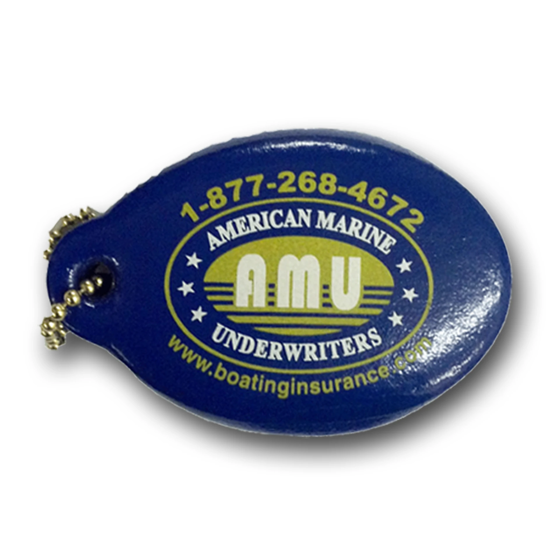 Product: Fat Oval Key Float (approx 3-1/4" x 2-1/4")