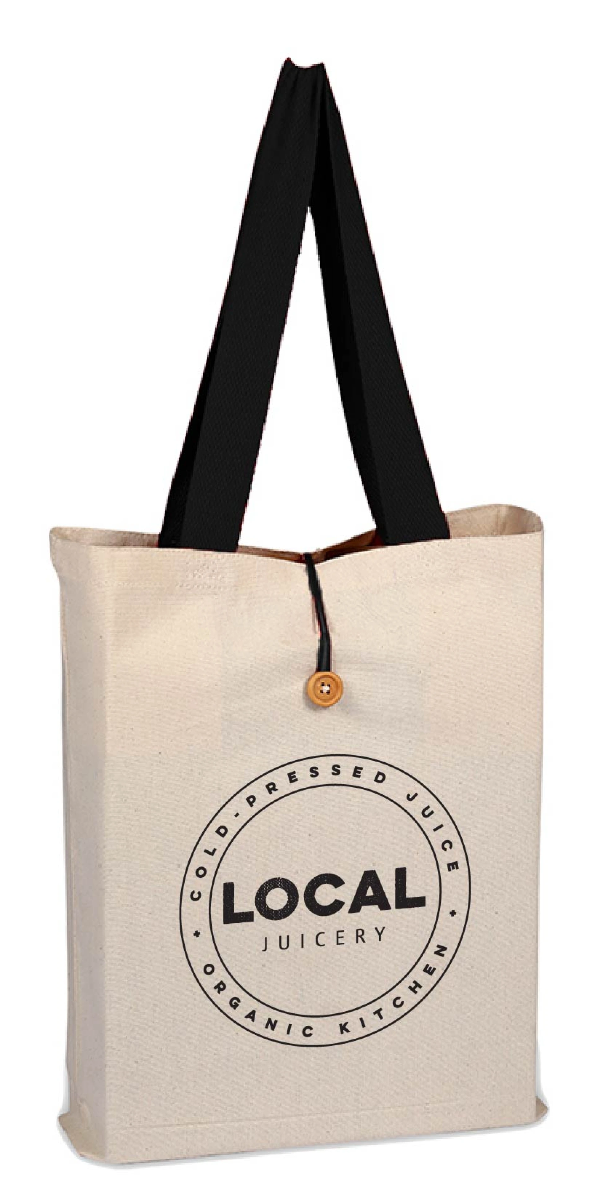 Product: ButtonUp Canvas Tote (15" x 16" x 3")