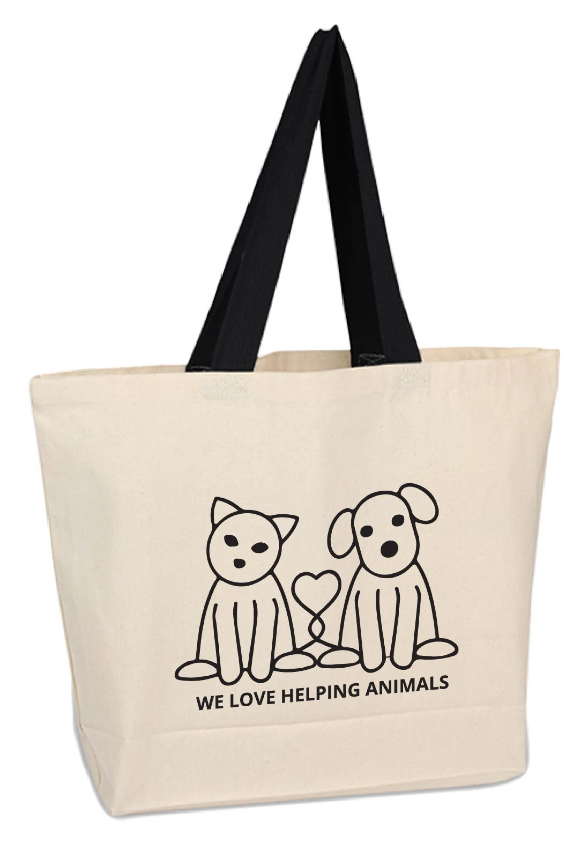 Product: Natural Canvas Beach Bag (20" x 15" x 5")