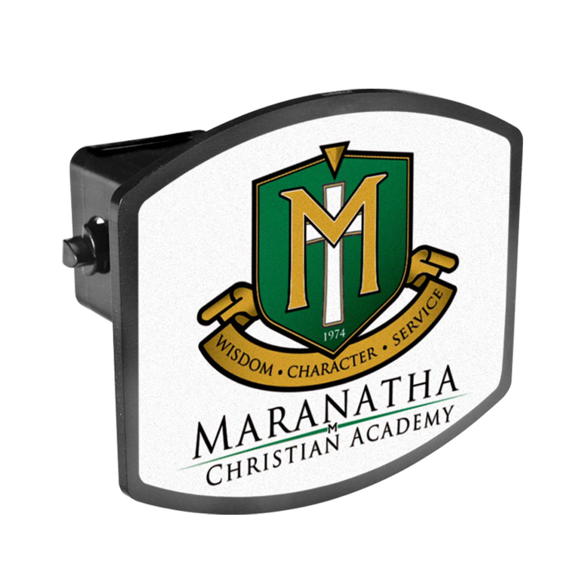 Product: Arched ABS Plastic Hitch Cover (5' x 4 3/8") Digital Imprint