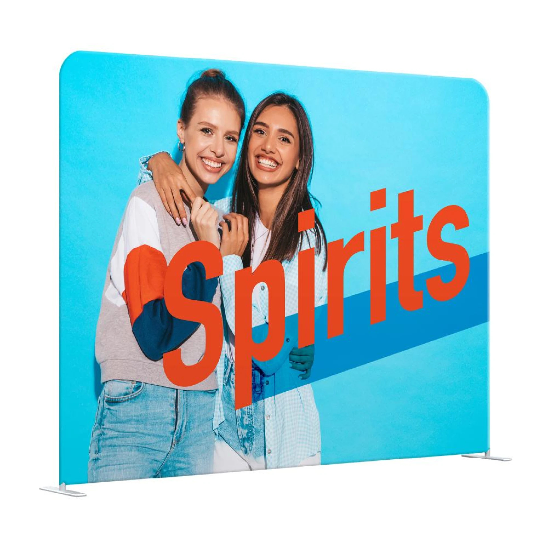 Product: 8' Premium Tube Straight Fabric Display Kit