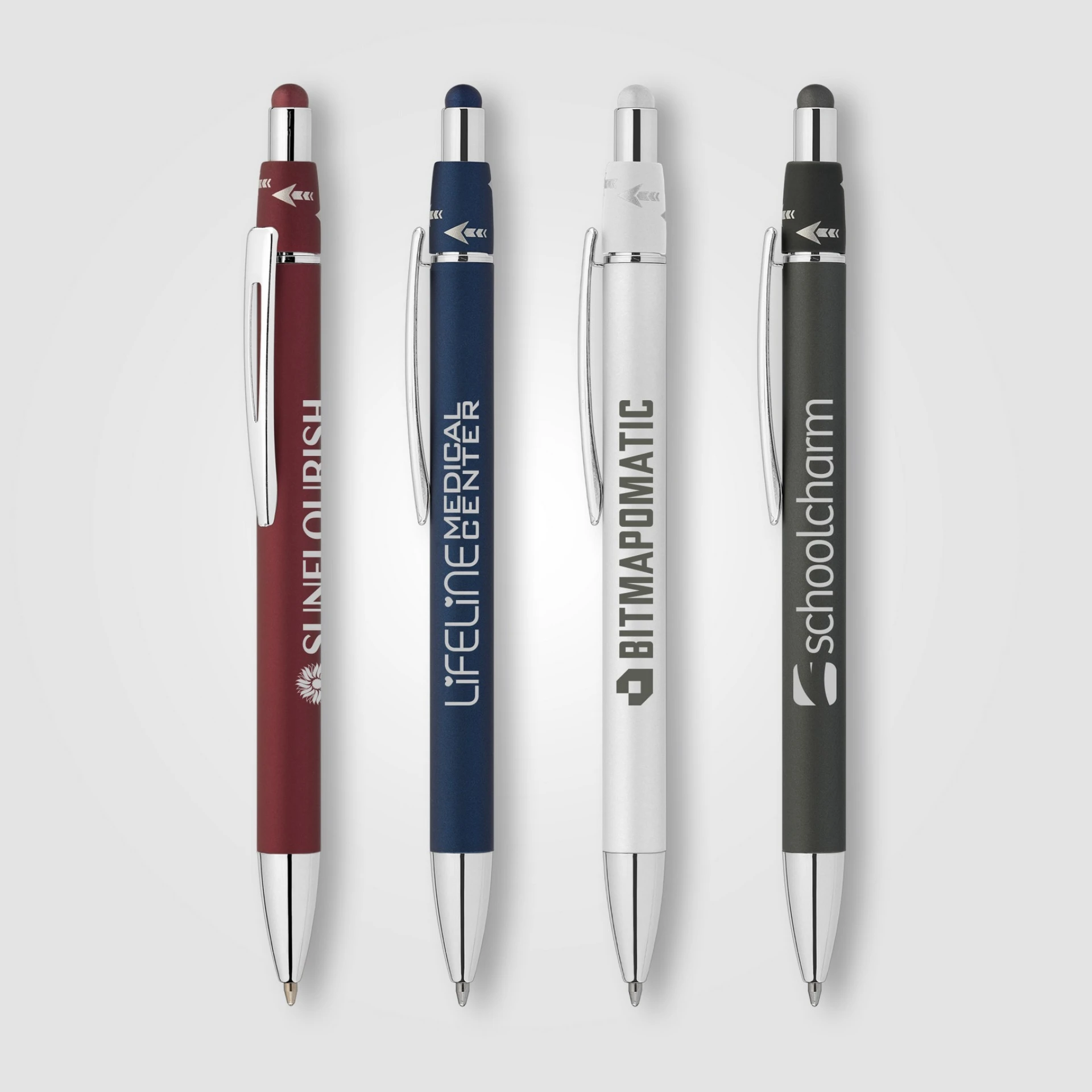 Product: Orbit Spinner Chrome Metal Pen w/ Stylus