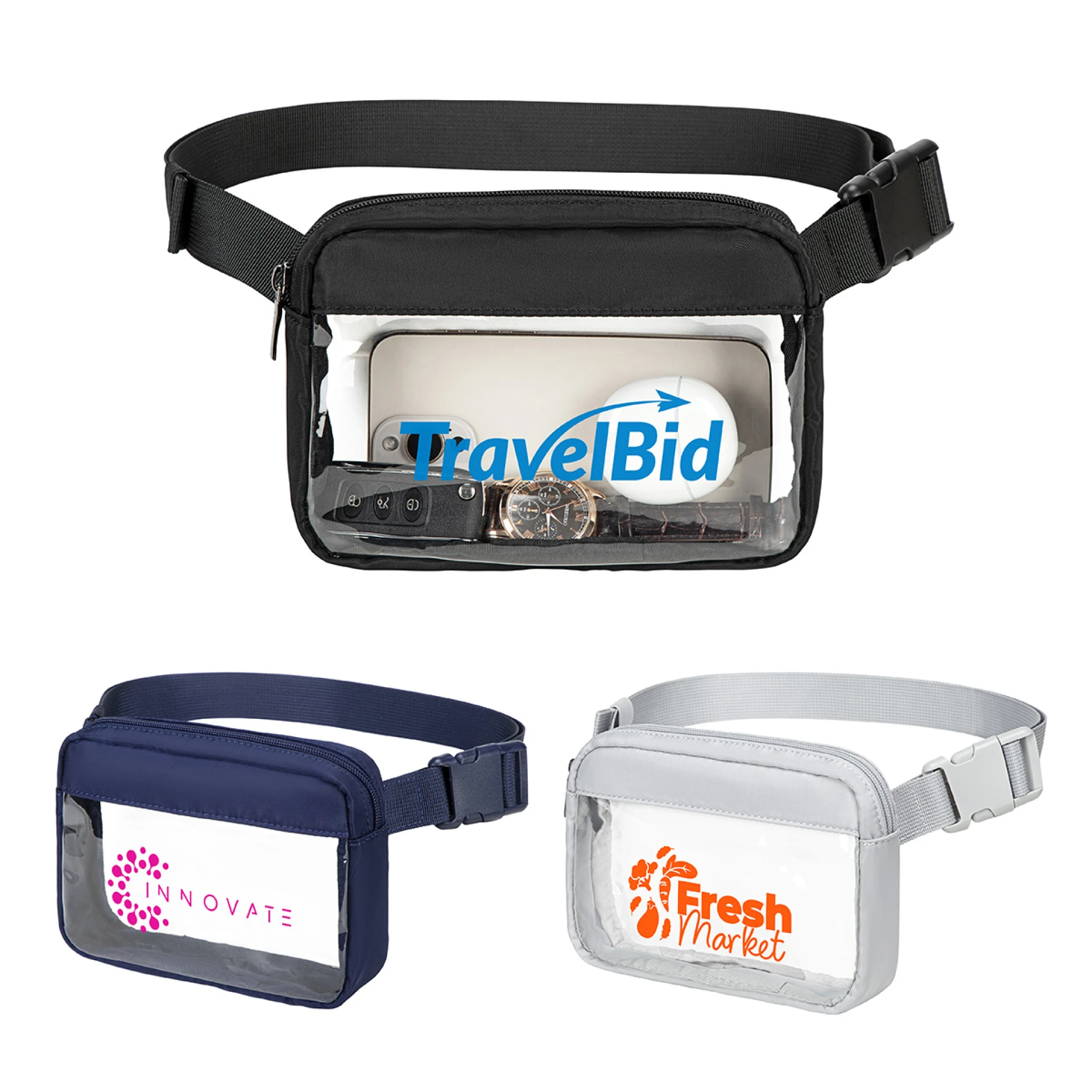 Product: AeroLOFT® Clear View Crossbody Belt Bag