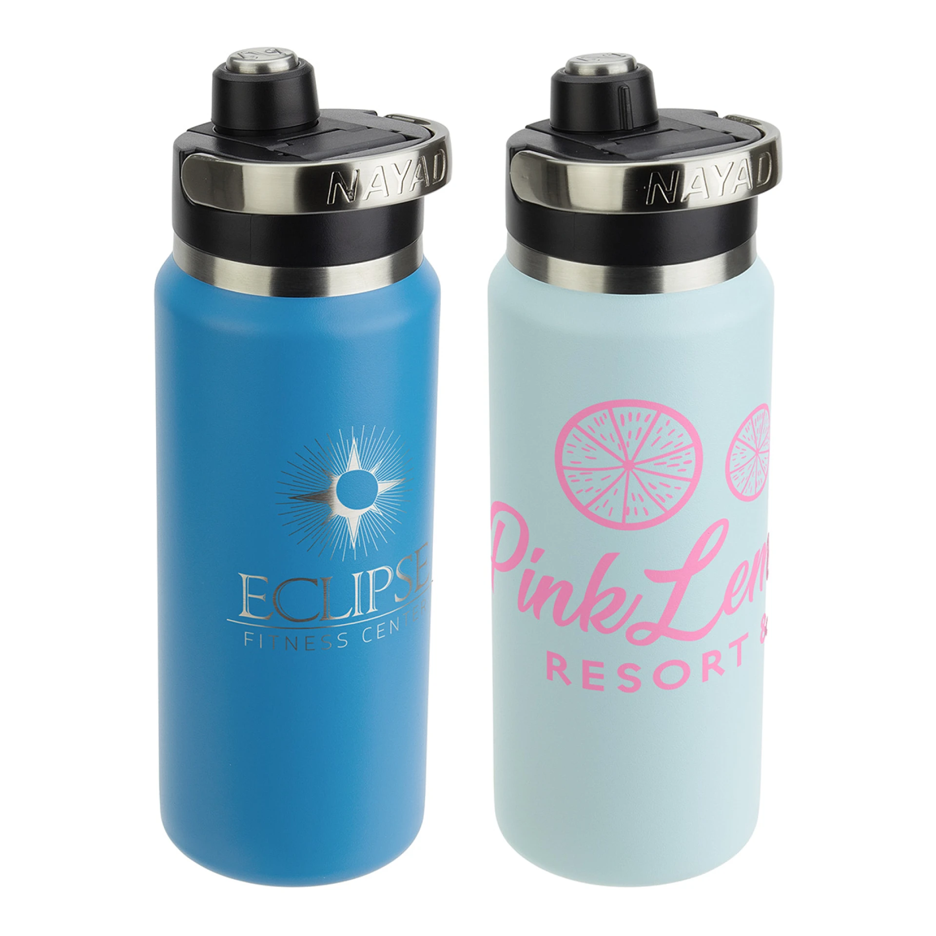 Product: NAYAD® Traveler 26 oz Stainless Double-wall Vacuum Insulated Bottle with Twist-Top Spout