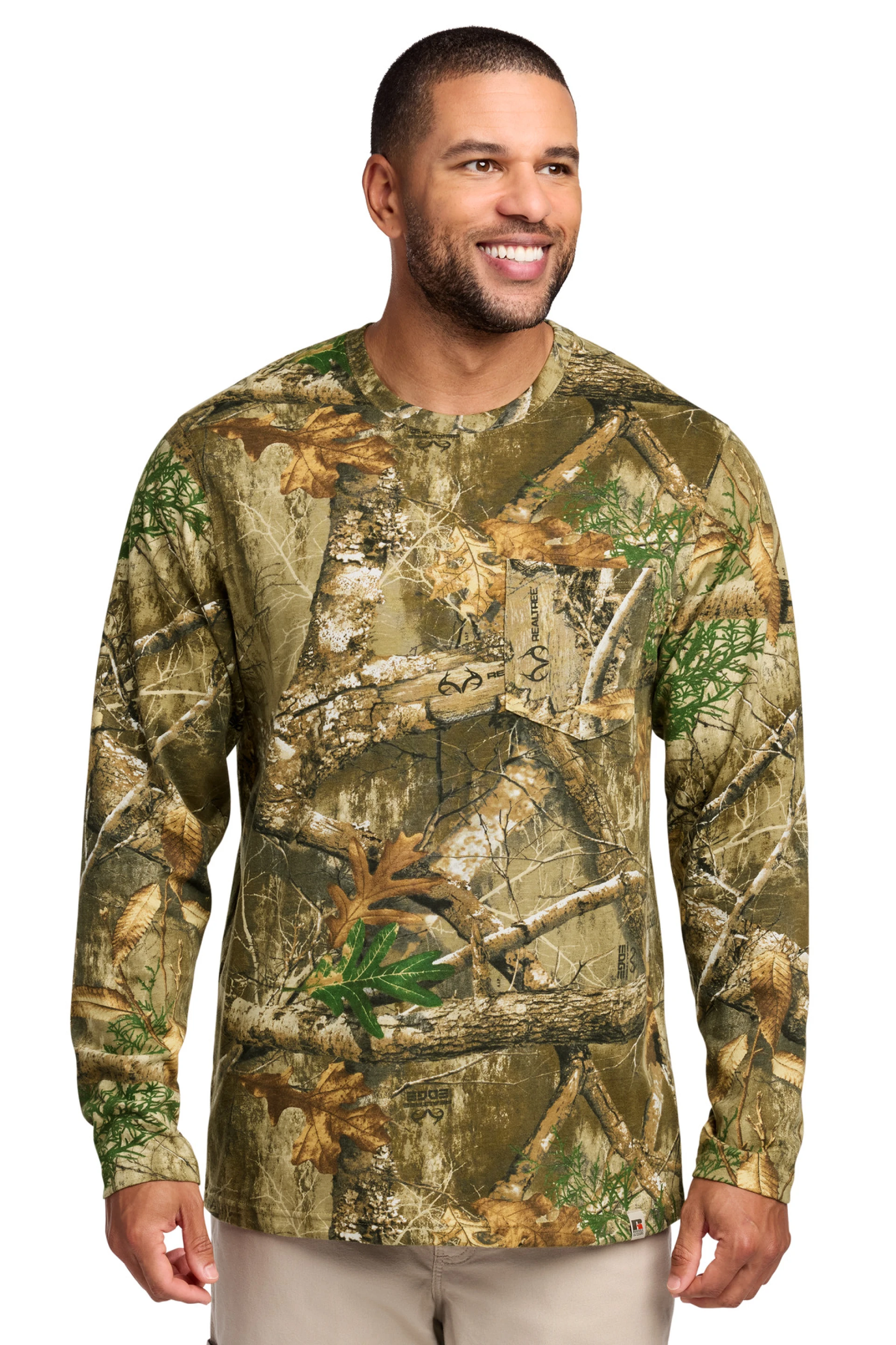 Product: Russell Outdoors Realtree Long Sleeve Pocket Tee