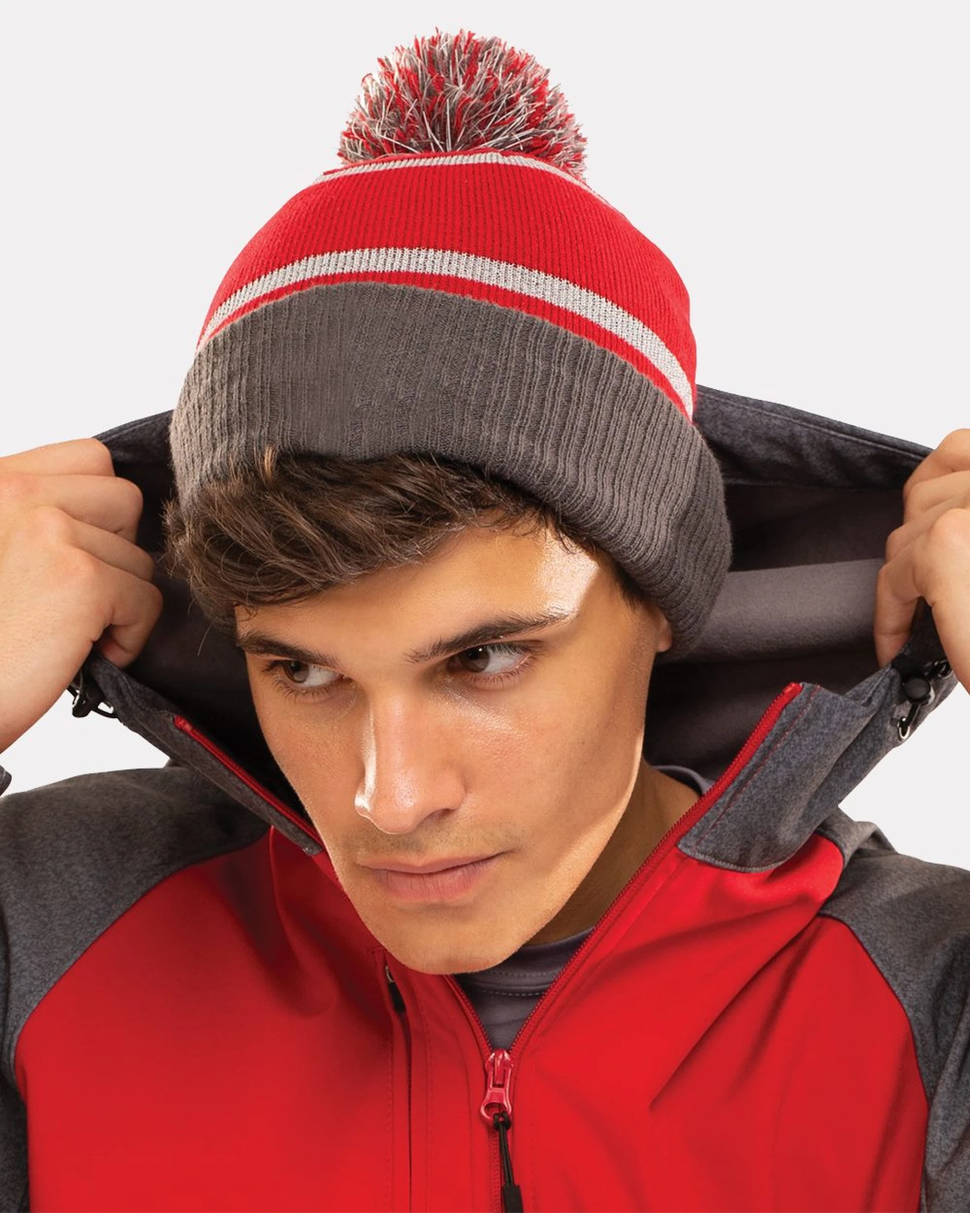 Product: 8 1/2" Reflective Knit Beanie