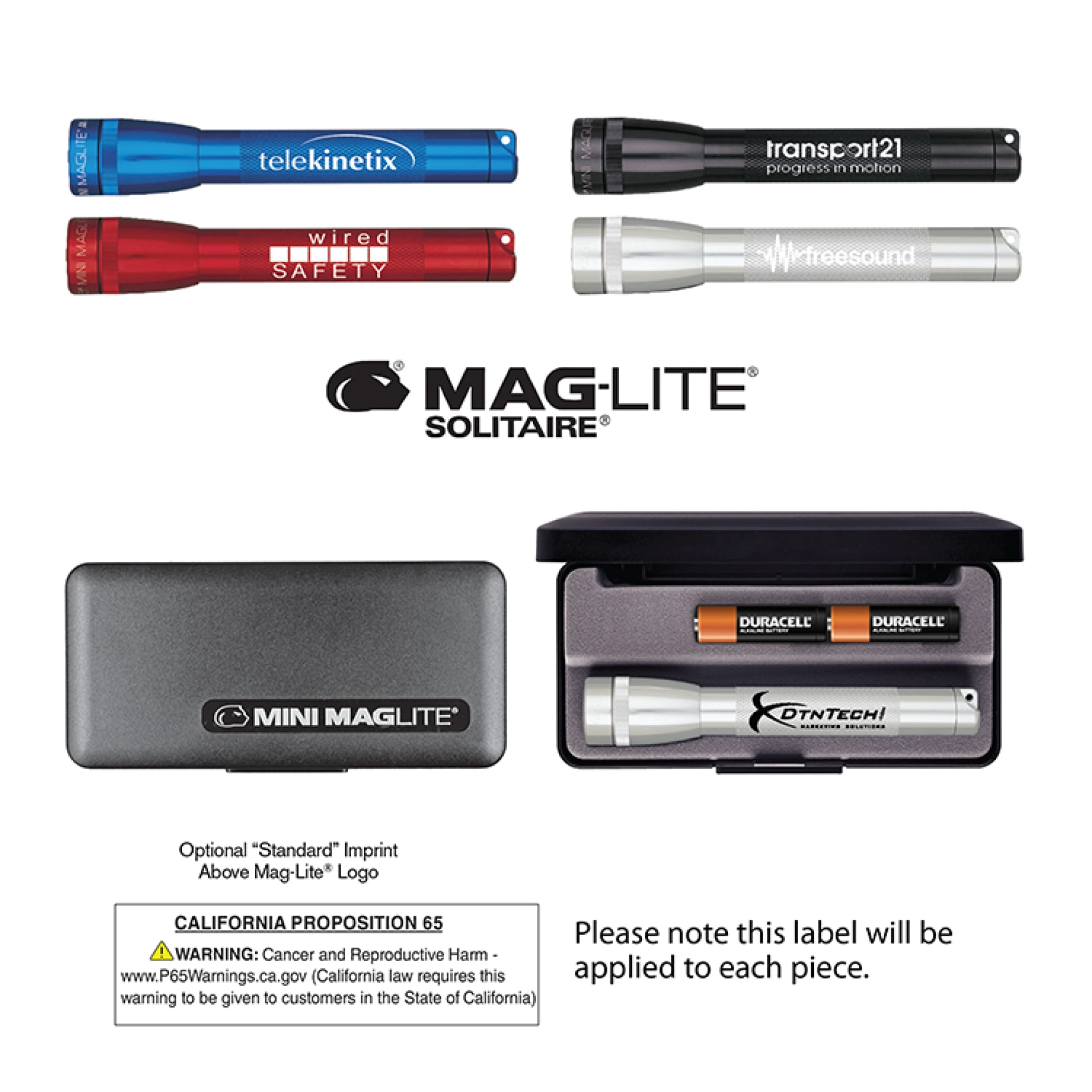 Product: M2A Mini Maglite® w/2 AA Batteries (Laser Engraved)