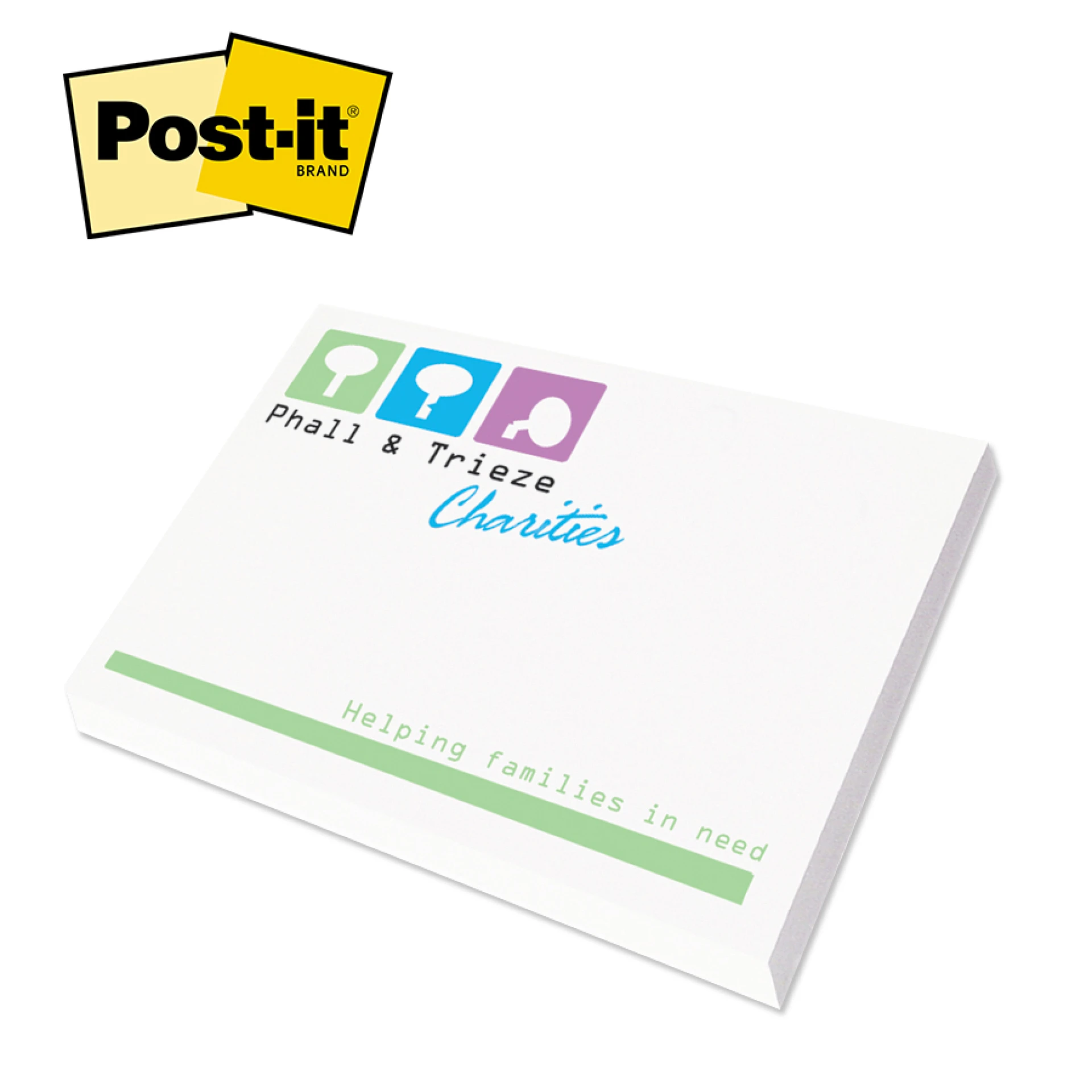 Product: 3 x 4 50 Sheet Four Color Process Post-it(R) Notes