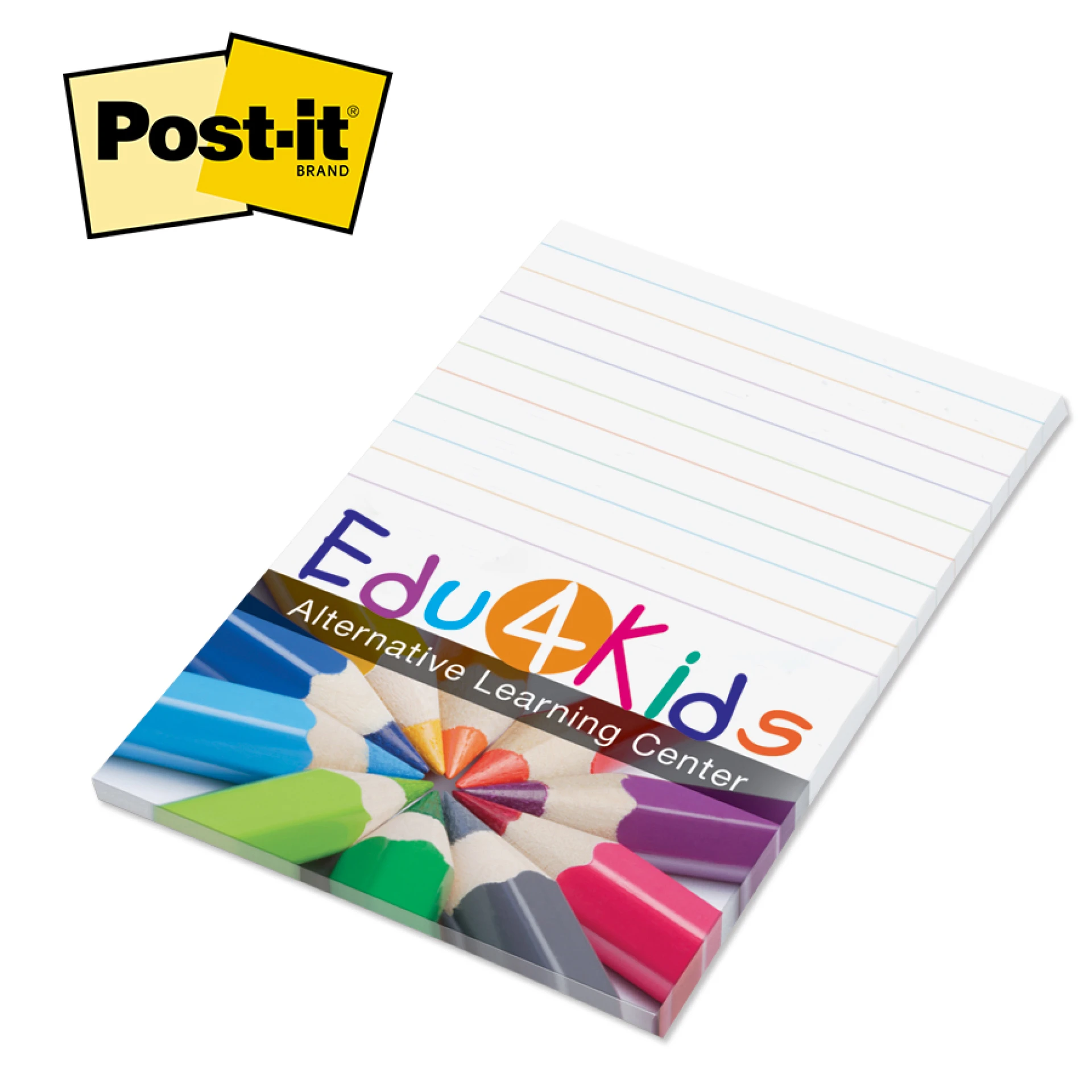 Product: 4 x 6 25 Sheet Four Color Process Post-it(R) Notes